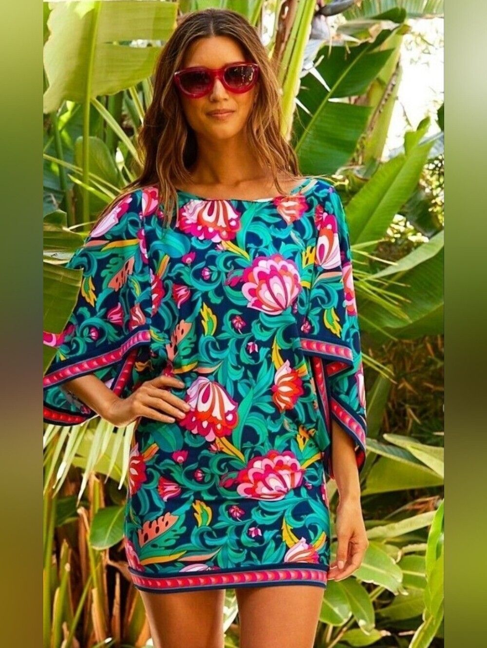 ✅ TRINA TURK Swim TUNIC Like New Small